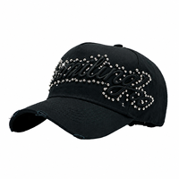 Nouvelles casquettes de baseball sportives de luxe originales brodées à large bord avec strass, doublure en satin 5 panneaux, Gorra 31 Hats