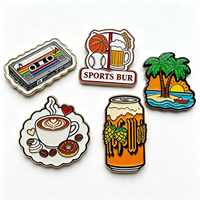 Ensemble de broches en émail poli miroir, argent mat, broches en émail amusantes