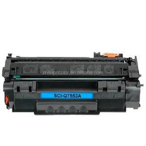 Supricolor Best seller cartuccia toner rigenerato Q7553A con polvere per hp CRG-315 515 715 inchiostro