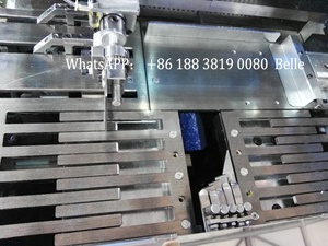 التوأم سلك حلقي ماكينة تجليد ، تجليد سلك مزدوج ماكينة ثقب في خط - Product Image 6