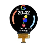 Écran de projection rond IPS de 3,6 pouces 544xRGBx506 avec carte de conversion, écran LCD fin et compact