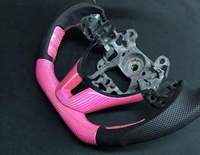 Roda Kemudi Serat Karbon Kustom Cocok untuk Roda Kemudi Mobil Mazda 3 Mazda 6 Cx5 Rx8 Mx5 Cx9 Cx30