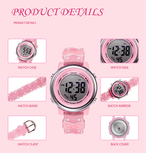 Trẻ em chính hãng không thấm nước Đồng hồ kỹ thuật số với báo động 3Bar khả năng chịu nước dẫn hiển thị - Product Image 6