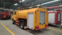 Camion-citerne diesel de lutte contre l'incendie, double cabine, canon à eau de 48 m, arroseur haute pression, type Bowser