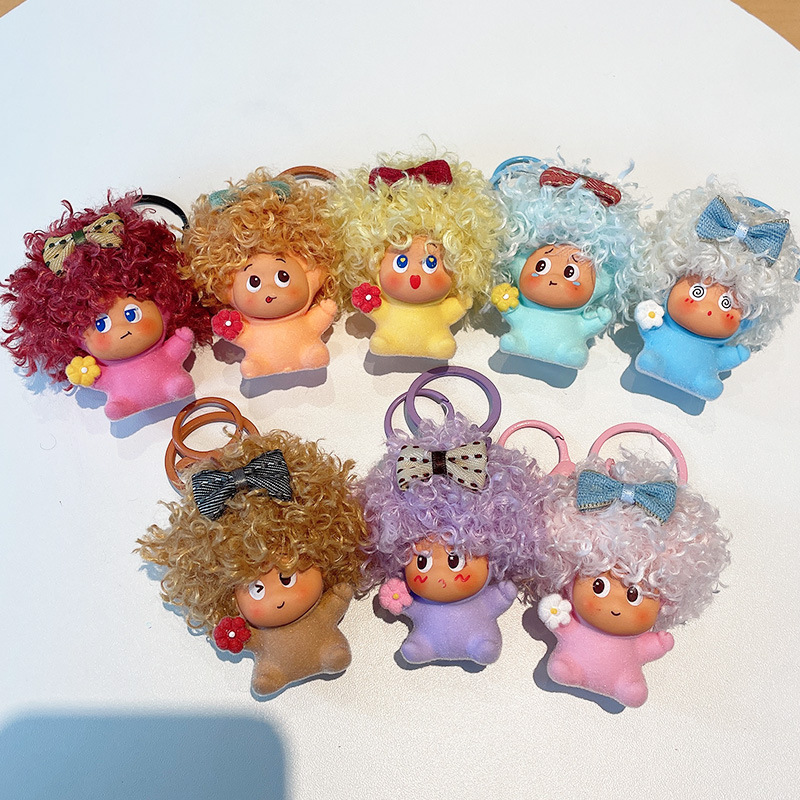 Flocked flower star person 8 colors, all in multiples of 8.