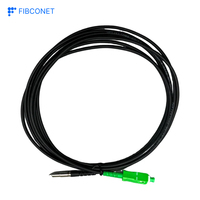 Connecteur en céramique de zircone SC/APC haute vitesse à forte résistance à la flexion, facile à raccorder au mur, pour câble optique de dérivation/rond