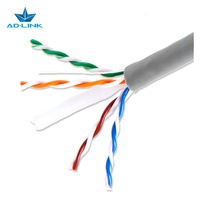 Cable LAN UTP Cat6 de Buena Calidad, 23 AWG, Cobre Puro, Rollo de 305 m, Revestimiento LSZH/PVC, Certificado CE/FCC