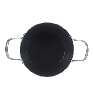 Đồ dùng nhà bếp 24/22/20/18cm đa chức năng nhôm không dính Cookware soong với kính nắp - Product Image 4
