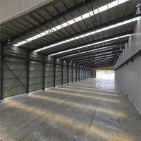 Bâtiment métallique préfabriqué en structure acier sur mesure, grande portée, atelier, entrepôt industriel, usine, stockage