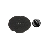 Dog Nose Club Pin's en émail, motif couronne circulaire avec texte, pour revers, vêtements, sacs à dos et comme ornement décoratif