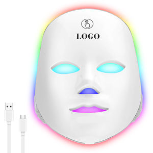 หน้ากาก LED พกพาสำหรับขายส่ง รุ่นใหม่ แสงสีแดงบำบัดด้วยไฟฟ้า แบตเตอรี่ลิเธียม 400mAh วัสดุ ABS+PC นวดลดริ้วรอย - Product Image 1