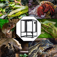 Vivarium pour reptiles Reptizoo Popular Classics 120 Gallons à ouverture frontale, en aluminium et verre, design écologique et durable, personnalisable