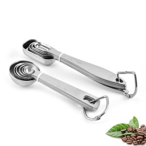 ชุดช้อนสแตนเลสและถ้วยตวงสำหรับทำอาหาร DIY และวัดปริมาณส่วนผสมของเหลว - Product Image 4