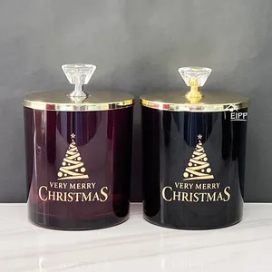 Top Ranked Leverancier Custom Luxe Soja Wax Etherische Olie Kaarsen Geur Luxe Private Label Geurkaarsen Pot Kerst
