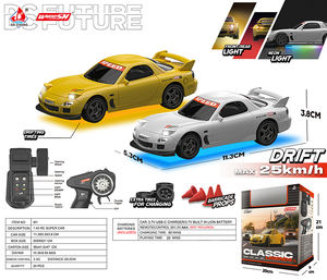 1:43 4WD Metal Drift Car | Télécommande entièrement proportionnelle 2.4G ESP Gyroscope 7 couleurs Ambient Lights Câble USB expert - Product Image 6