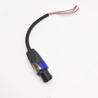 Precio de Fábrica, Conector Personalizado M8 M12 M16 PowerCon, Cable de Alimentación de 20A CA, Aislamiento de PVC, Enchufe Macho Impermeable, Arnés de Cableado Industrial