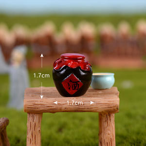 Accessoires de micro-paysage weij : pots à vin, bols, paillis, seaux à eau en bois, piments, <span class=keywords><strong>ail</strong></span>, paniers, stea - Product Image 6