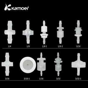 Kamoer plastic check valve flexible joint of water pipe stop valve check valve through plate ruhr joint