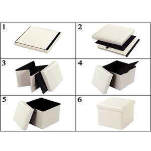 Vendita calda a buon mercato in pelle <span class=keywords><strong>pieghevole</strong></span> stoccaggio pouf cubo <span class=keywords><strong>poggiapiedi</strong></span> sedile bambini <span class=keywords><strong>sgabello</strong></span> ottomano - Product Image 3