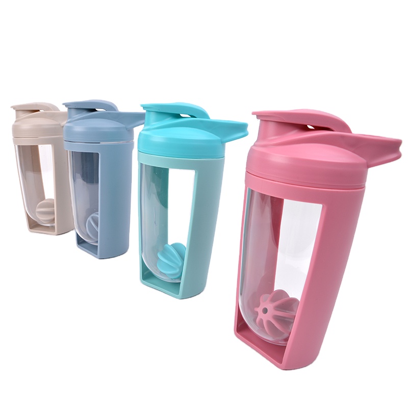 Портативный шейкер для напитков большой емкости, 600 мл, без бисфенола А, шейкер для фитнеса, шейкер с принтом логотипа