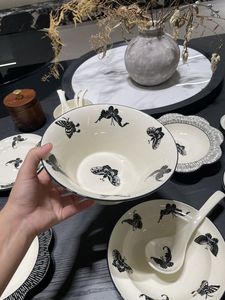 New China Manufacturer High Quality Solid Pattern Classic Europe Style Dinnerware <b>Sets</b> Eco-Friendly <b>Microwave</b> Safe Dishwasher - Product Image 5