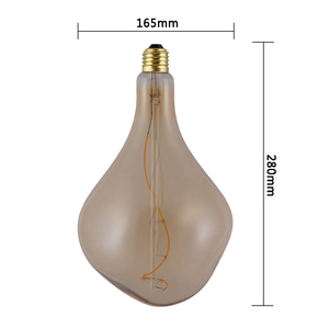 Người ngoài hành tinh quá khổ ánh sáng bóng đèn lớn hoài cổ xoắn ốc dẫn bóng đèn dây tóc <span class=keywords><strong>A165</strong></span> mềm linh hoạt dẫn bóng đèn dây tóc cổ điển <span class=keywords><strong>Edison</strong></span> ánh sáng - Product Image 6
