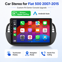 Pour Fiat 500 2007-2015, écran radio DVD 9 pouces, lecteur multimédia universel Canbus, lecture vidéo, console stéréo, commande vocale en ligne