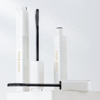 Gel Cire Teinté Sourcils Transparent et Fort, Tube Personnalisable pour Marque Privée, avec Brosse, Imperméable et Longue Tenue