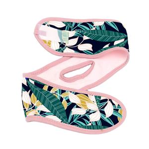 Custom Print Microfiber Fluwelen Schoonheid Huidverzorging Salon Make-Up Gezicht Wassen Facial Douche Spa Hoofdband Met Paardenstaart Gat - Product Image 1