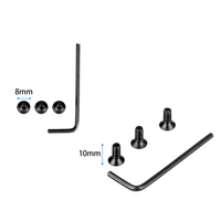 Support de montage tactique 230 mm à 25 emplacements, résistant à la pression de 300 bars, en alliage d'aluminium usiné CNC, pour la chasse, anti-rouille, direct usine