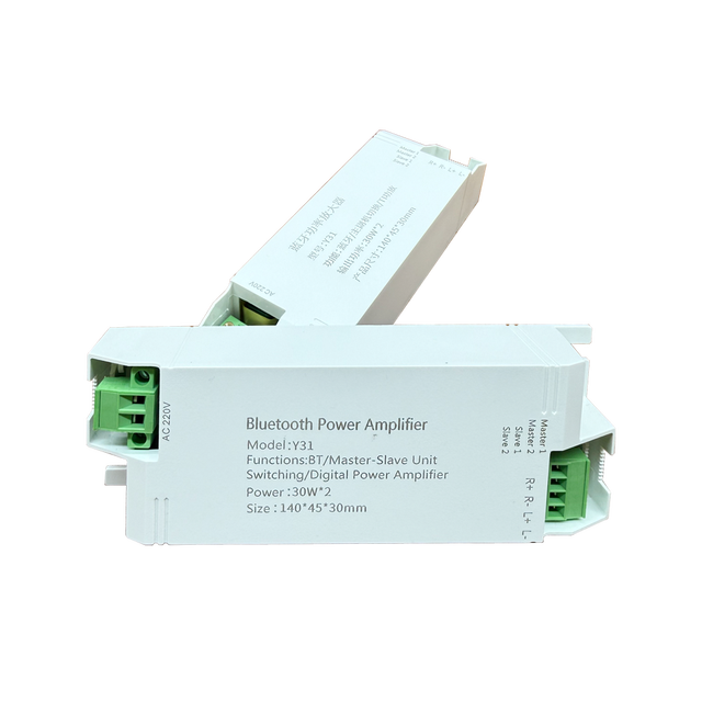 -Y31 OEM ODM 2*30W ABS Mini Bluetooth Power Amplifier with TWS Function for Cafe Office Hotel BGM