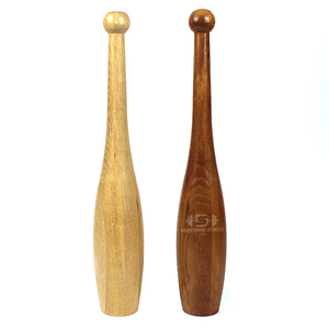 Mancuernas Tradicionales <span class=keywords><strong>de</strong></span> Madera para Ejercicio, Gimnasio, Levantamiento <span class=keywords><strong>de</strong></span> Pesas, Clubes Indios - Product Image 3