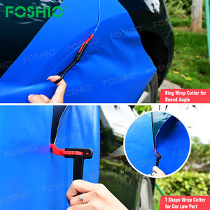Foshio Personnaliser Multi-Fonctionnel Fenêtre Teinte Outil Wrap <span class=keywords><strong>Garde</strong></span> Vinyle De Coupe Bodyguard Couteau Cutter 6PCS Ensemble - Product Image 4