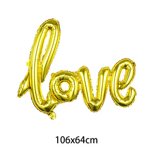 Nuovo Palloncino in Alluminio per San Valentino, Decorazione Murale <span class=keywords><strong>con</strong></span> Animali Cartoon e Alieni, Palloncino Decorativo a Forma di Cuore - Product Image 5