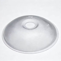 Plaque en polycarbonate PC thermoformée et gaufrée sur mesure, abat-jour en PC en forme de dôme pour diffuseur de lumière suspendu de projet hôtelier