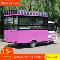Camión de Comida Moto Piaggio Ape, Cafetería Móvil, Camión de Hot Dogs/Helados, Remolque de Comida con Cocina Completa, Personalizable