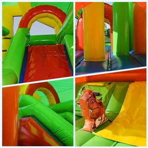 Jump <b>House</b> with Slide High Quality Kids Bouncy <b>Inflatable</b> Castle Bounce Jumping <b>House</b> Bouncer With Slide Combo - Product Image 3