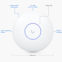 Nuevo UniFi U7-Pro/U7-Pro XG WiFi 7 Enterprise AP Tri-Banda 6GHz 10GbE Punto de Acceso Inalámbrico de Alta Densidad en Stock