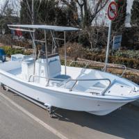Bateau de pêche commercial Liya 4.2m à 7.6m bateau de pêche en mer Yacht de sport en fibre de verre avec moteur hors-bord pour une utilisation en mer