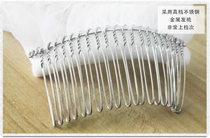 <span class=keywords><strong>Velo</strong></span> <span class=keywords><strong>da</strong></span> <span class=keywords><strong>Sposa</strong></span> con Applicazioni Floreali in Tulle, Lungo Strato Singolo Avorio con Fiori - Product Image 5