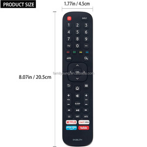 Télécommande de remplacement EN2BL27H compatible avec <span class=keywords><strong>Hisense</strong></span> 4K <span class=keywords><strong>OLED</strong></span> HDTV 40H5080F 40H5509 43H5509 43H5080F 43H5070F 55H7709 - Product Image 4