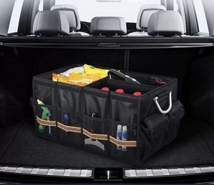 Caja de Almacenamiento Plegable de Gran Capacidad para Maletero de Coche, Impermeable, de Oxford 1680D, 57*33.5*29cm, Color Negro/Gris, Organizador para Maletero - Product Image 5