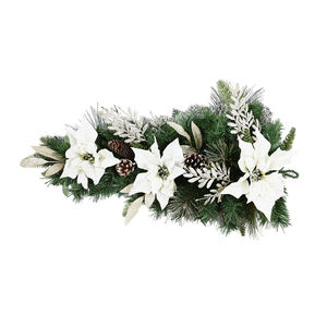 Guirnaldas Navideñas Artificiales Personalizadas al por Mayor, Decoraciones Interiores con Agujas de Pino en Forma de Lágrima - Product Image 1