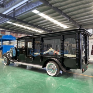4 Wheels Electric Carriage Car Retro Cars Special Transportation Funeral Hearse Car - Product Image 6