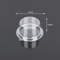 Hengmaster jetable en plastique tasse gâteau jetable collation beignet restauration rapide conteneurs plateau