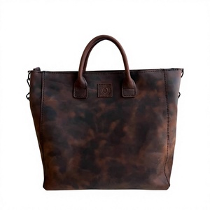 Sacs à main décontractés à deux sangles, en cuir véritable 100 %, imperméables, légers, grande capacité 3L+, fermeture éclair, prix d'usine - Product Image 3