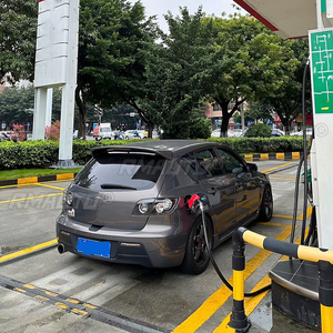 สำหรับมาสด้า 3 M3 ปี 2006-2013 แฮทช์แบค ไฟท้าย สปอยเลอร์หลัง คาร์บอนไฟเบอร์  ลิปหลังคา สปอยเลอร์แบบสปอร์ต ชิ้นส่วนตกแต่ง - Product Image 3