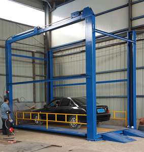 हाइड्रोलिक सिंगल/डबल शियर कार भूमिगत पार्किंग लिफ्ट का उपयोग करके कस्टम गैरेज - Product Image 6