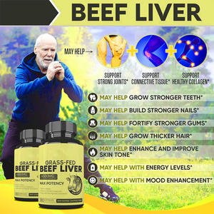 Cápsulas de comida de vaca de etiqueta privada, hierro Natural, vitamina A, B12, para la Energía Humana elevada para la salud de los dientes y la piel - Product Image 4