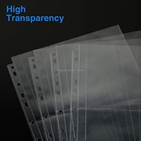 25er Pack High Transparency 3 Ring Binder 2 Taschen fotos Album Buch blätter Ordner halter 4x6 Zoll Foto karten dokument